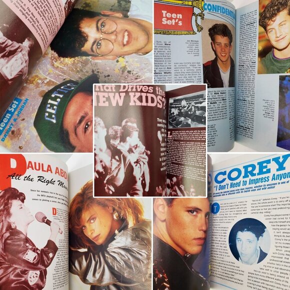 Teen Set Magazine New Kids on Block NKOTB Corey Haim May 1990 Unread Stock - Picture 6 of 12